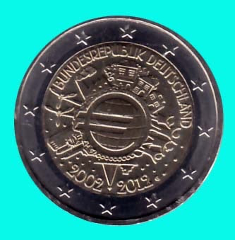 Euro 10 jaar, Duitsland unc 2012