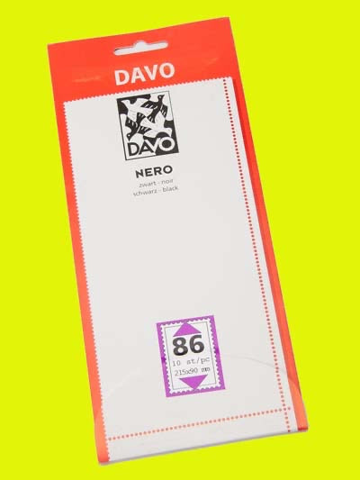 Davo Nero N86,  215  x  90 mm