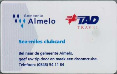 Gemeente Almelo, Sea-miles clubcard