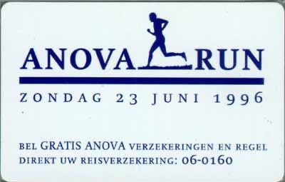 ANOVA Run 23 juni 1996