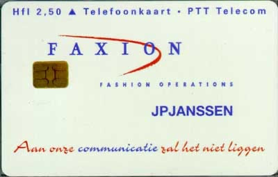 Faxion, aan onze communicatie zal...