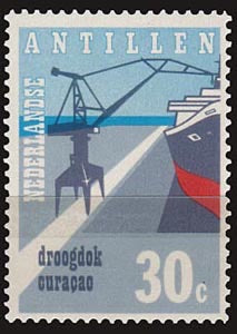 1972 Gelegenheidszegel, schip in dok