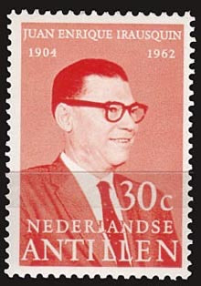 1972 Herdenkingszegel, J.E. Irausquin