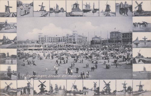 Scheveningen, Strand met Palace Hotel