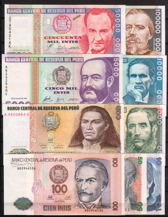 Peru 1987-1988 unc.