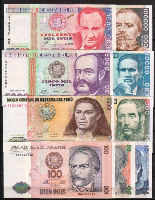 Peru 1987-1988 unc.