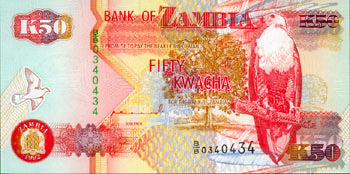 Zambia, 50 kwacha 1992, uncirculated