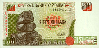 Zimbabwe, 50 dollar 1994, uncirculated