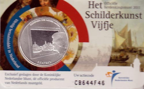 2011, Schilderskunst viifje, 5 Euro