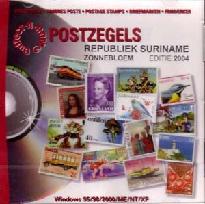 CD-Rom Suriname onafhankelijk , zegels en fdc's