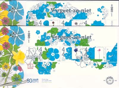 2008 Ouderenzegels, 2 blocs