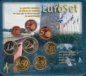 Luxemburg BU set 2002, uitgave Ned.Munt