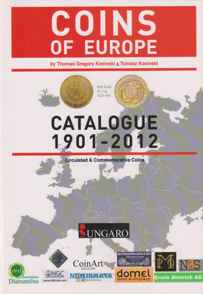 Europe Coins 1901-2012, Engelstalig