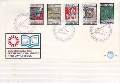 1966	complete jaargang FDC's