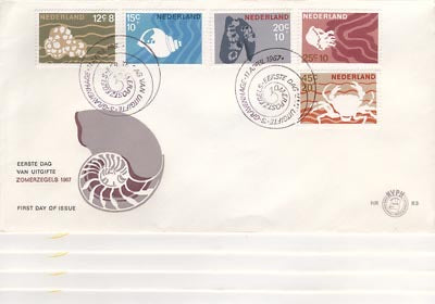 1967	complete jaargang FDC's