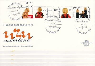 1972	complete jaargang FDC's