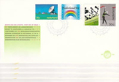 1973	complete jaargang FDC's