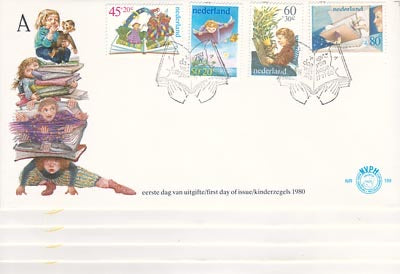 1980	complete jaargang FDC's