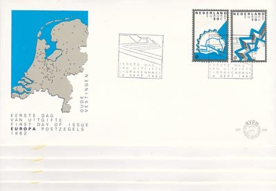 1982	complete jaargang FDC's