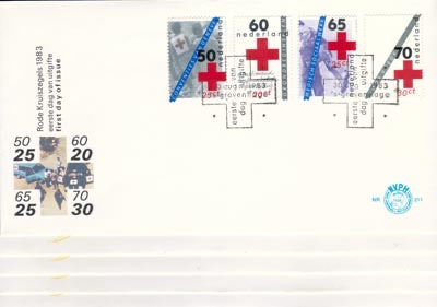 1983	complete jaargang FDC's