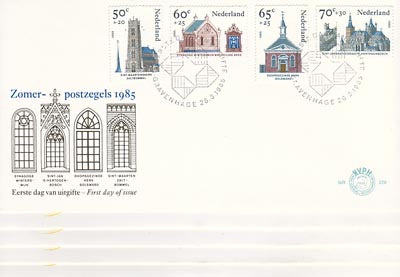 1985	complete jaargang FDC's