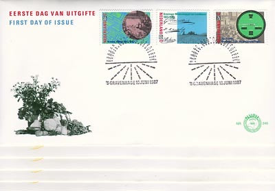 1987	complete jaargang FDC's