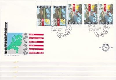 1991	complete jaargang FDC's