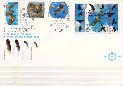 1995	complete jaargang FDC's