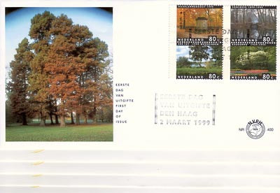 1999	complete jaargang FDC's