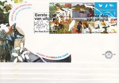 2001	complete jaargang FDC's