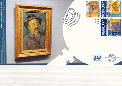 2003	complete jaargang FDC's