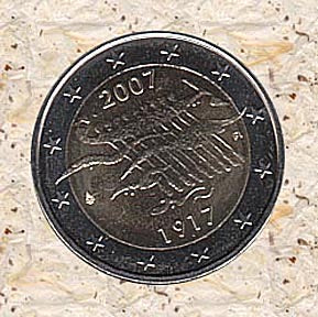 Finland 2007 unc, 90 jaar onafhankelijk