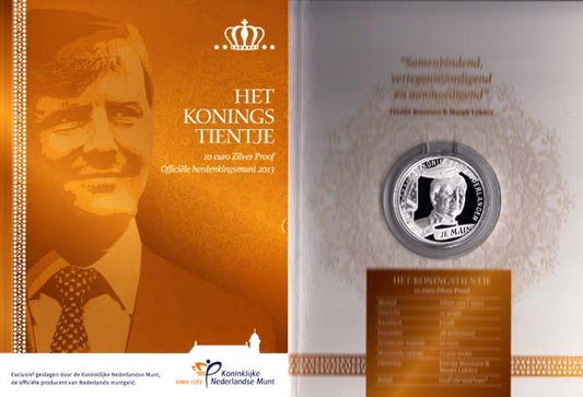 2013 Koningstientje Proof zilver