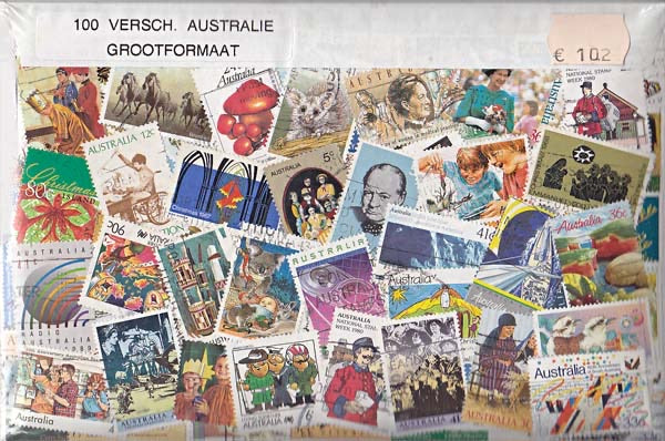 100 verschillande Australie Gr.formaat