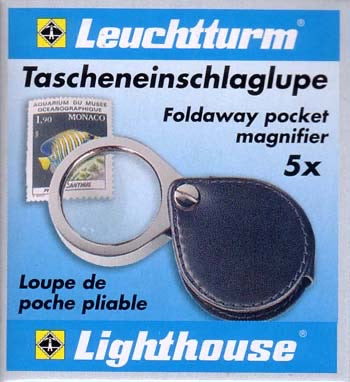 Pocket loupe, 5x vergrotend in etui