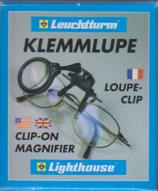 Leuchtturm Klemloupe, vergroot 5 x