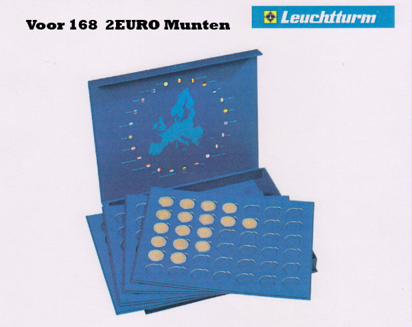 Presso munten cassette voor 168 2 EURO munten