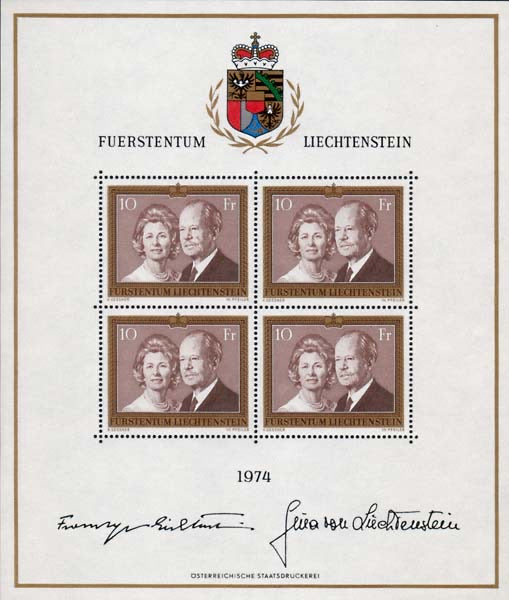 Liechtenstein 1974 vel Vorstenpaar