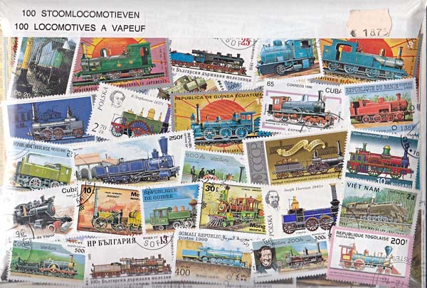 100 verschillende Stoomlocomotieven