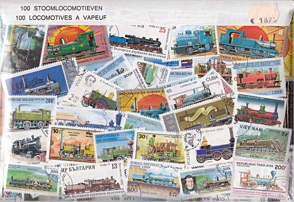 100 verschillende Stoomlocomotieven