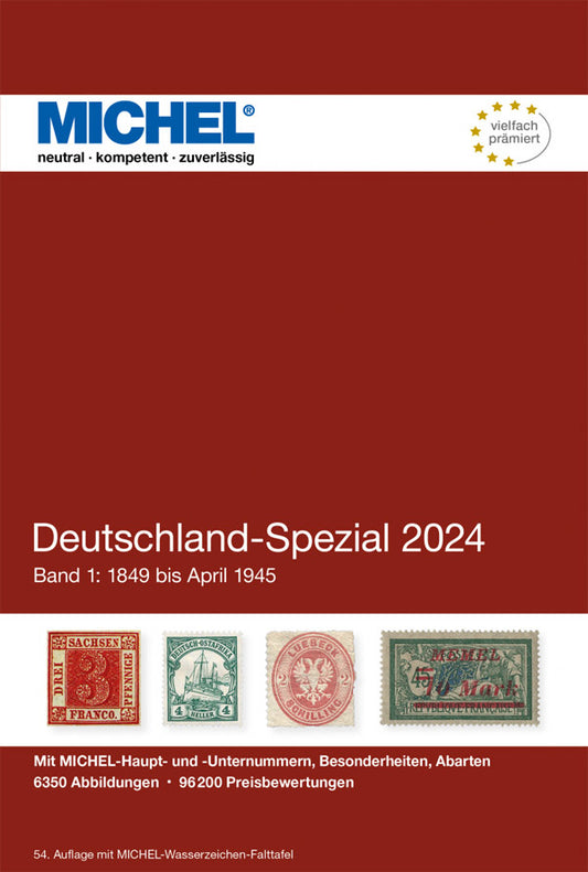 Michel Duitsland SPECIAAL tot 1945, in kleur 2024