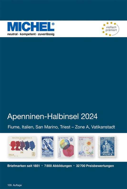 Michel Europa, Italie, S.Marino, Vaticaan 2024, in kleur  deel 5