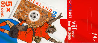 2000 Postzegelboekje no.60, EK voetbal 2000