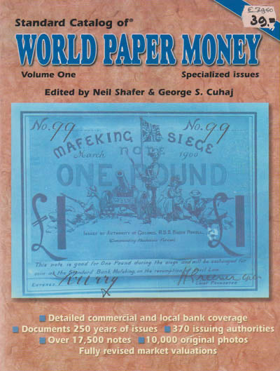 World Paper Money, special issues part one