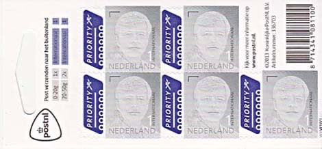 2013 Koning Willem Alexander 5x internat.