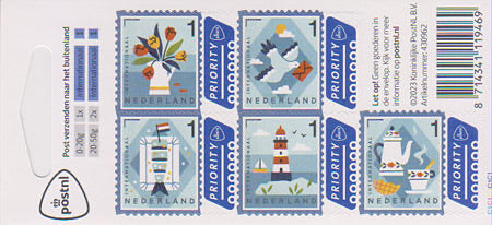 2023 Echt Hollands, Internationaal, boekje van 5