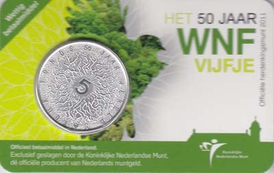 2011 WNF vijfje, 5 Euro