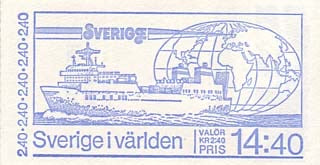 1981 Yvert C1144, Zweden in de wereld