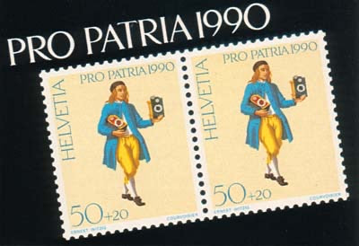 1990 Yvert no. C1344, Pro Patria