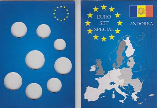 Euromapje voor setje van Andorra